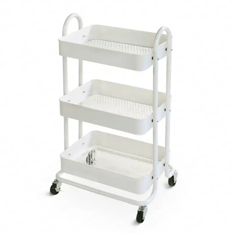 Mobile Racks Carts Wheeled Bedroom Kitchen Storage Beauty