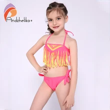 Andzhelika 2021 новый детский купальник бикини с кисточками летний купальник для девочек детский пляжный купальник Детский Спортивный Купальный костюм Монокини Andzhelika 2021 новый детский купальник бикини с кисточками летний купальник для девочек детский пляжный купальник Детский Спортивный Купальный костюм Монокини