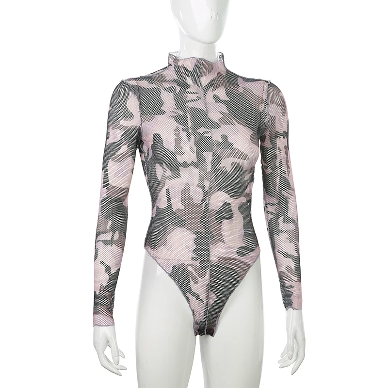 Waatfaak Split Party Sexy Bodysuit Long Sleeve Snake Print Turtleneck Bodysuits Women Skinny Autumn Jumpsuit Bodycon Body Femme Waatfaak Split Party Sexy Bodysuit Long Sleeve Snake Print Turtleneck Bodysuits Women Skinny Autumn Jumpsuit Bodycon Body Femme