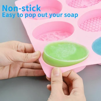 

Bee Silicone Soap Mold DIY Handmade Craft 3D Making Cake Mould for Home Kitchen GQ