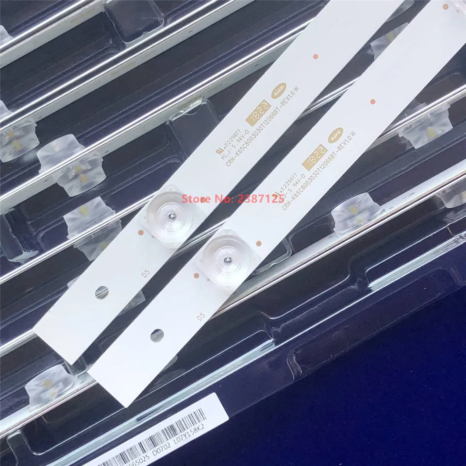 12pcs LED Strip For Haier 65UG6550G 65UGX3500 CRH-K65C8003030T12066BT...