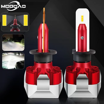 

2PCS Auto H4 LED H7 CSP Car Headlight Bulb 12V 80W 9000LM H11 H8 HB4 H1 H3 9005 9012 6500K white led automotivo lamp Accessories