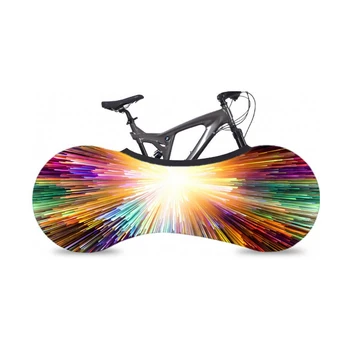 

Bike Cover Colored Indoor Anti Dust Bike Storage Durable Wheel Cover Bike Storage Bag Ripstop Elastic Dust Cover