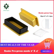 LTQ Паровая канифоль предварительно пресс-форма 2 ''X 4'' DIY Набор инструментов пресс ing предварительно пресс 2 дюйма x 4 дюйма 6061 алюминий с магнитом