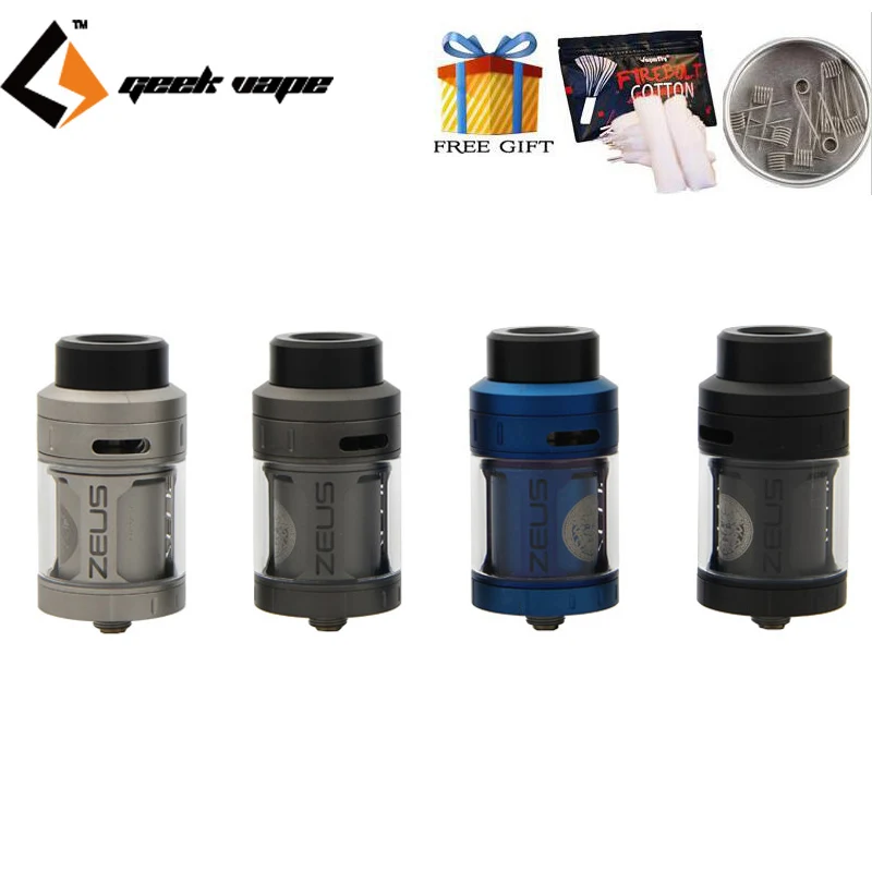 

Original Geekvape Zeus RTA Tank 4ML leak proof with 3D airflow E Cigarette Zeus Atomizer Suit for Geekvape Aegis Box MOD Vape
