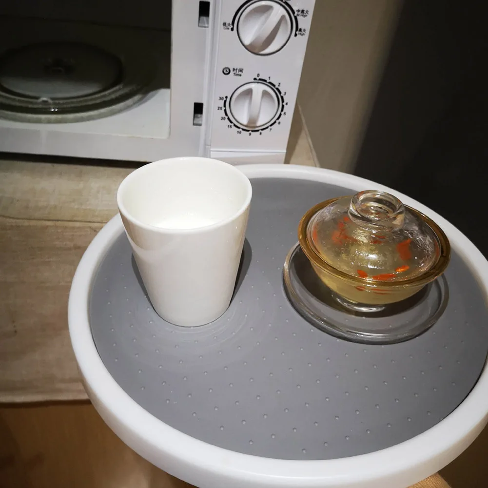 360 Вращающийся кухонный Органайзер круглый держатель для бутылки с приправой Настольный поднос для косметики@ LS