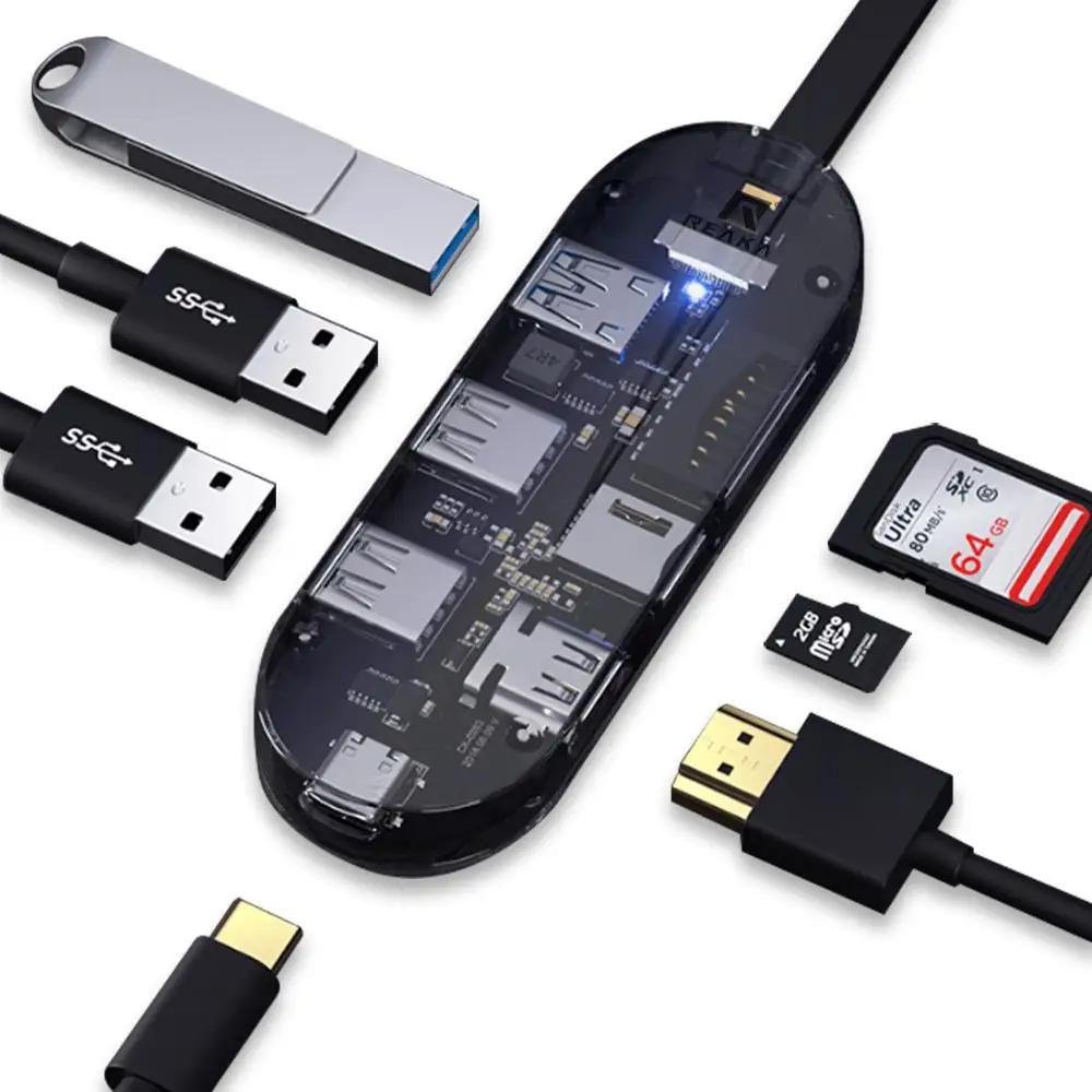 

USB C HUB Type-C PD Charging Dock for Samsung Dex Station Note9/8/S9/8 Dongle
