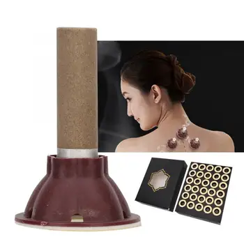 

60pcs/Box Moxa Roll Adhesive Sticker Moxa Stick Moxibustion Massage Home Health Care Accessory Relaxation Physical Treatment