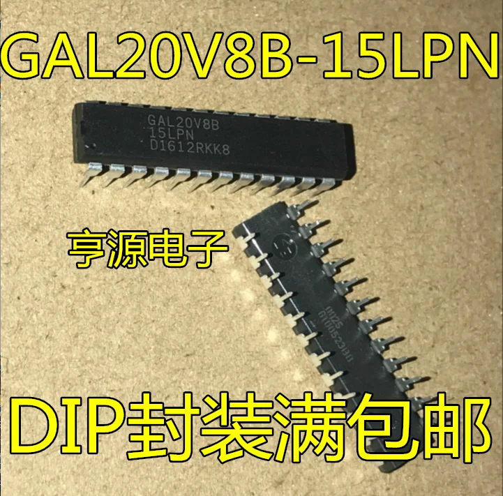 10 шт. GAL20V8B-15LPN GAL20V8B-25LP GAL20V8B GAL20V8B-15QP DIP-24 | Электронные компоненты и принадлежности