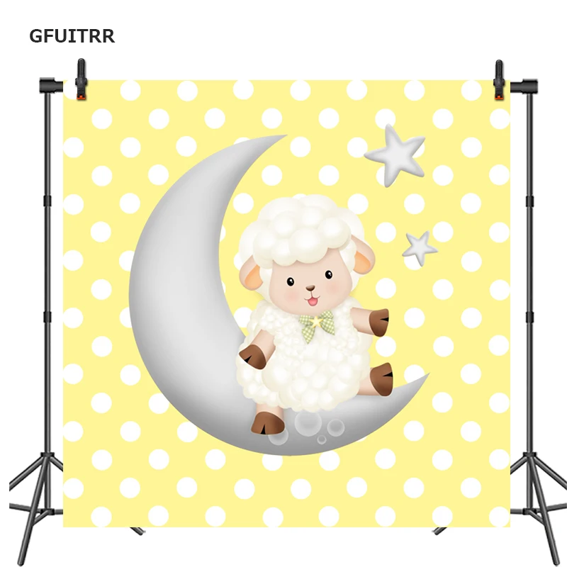 GFUITRR овечья фотография фон новорожденный день рождения ребенка душ фото