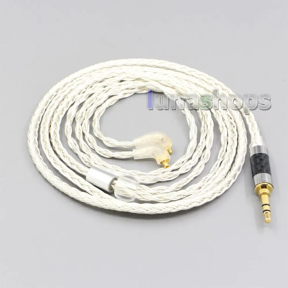 LN007206 16 Core OCC Silver Plated Headphone Earphone Cable For Etymotic ER4SR ER4XR ER3XR ER3SE ER2XR ER2SE