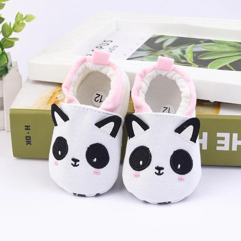 

New Cartoon Soft Baby Girls Shoes Winter Warm Non-slip First Walkers Crib Baby Shoes Slippers Children's Footwear Boots With Ear
