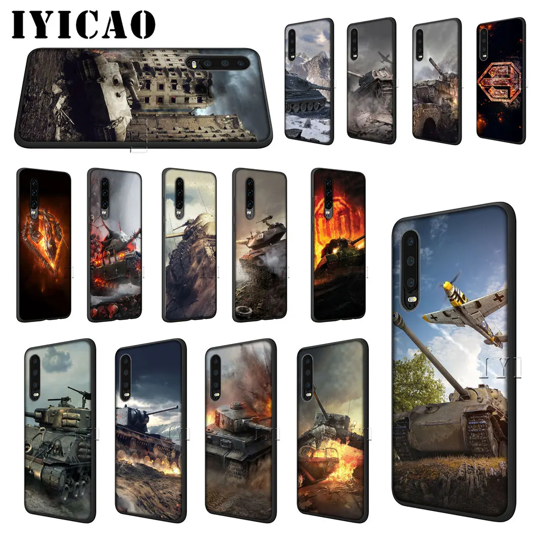 Мягкий чехол для телефона world of tanks huawei P30 P20 P10 P9 P8 Lite Pro P Smart Z Plus 2019 | Мобильные