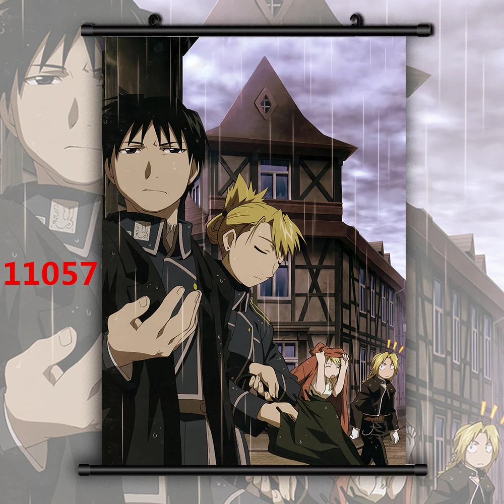 Fullmetal Alchemist Brotherhood Ed& Roy Anime Poster Flag