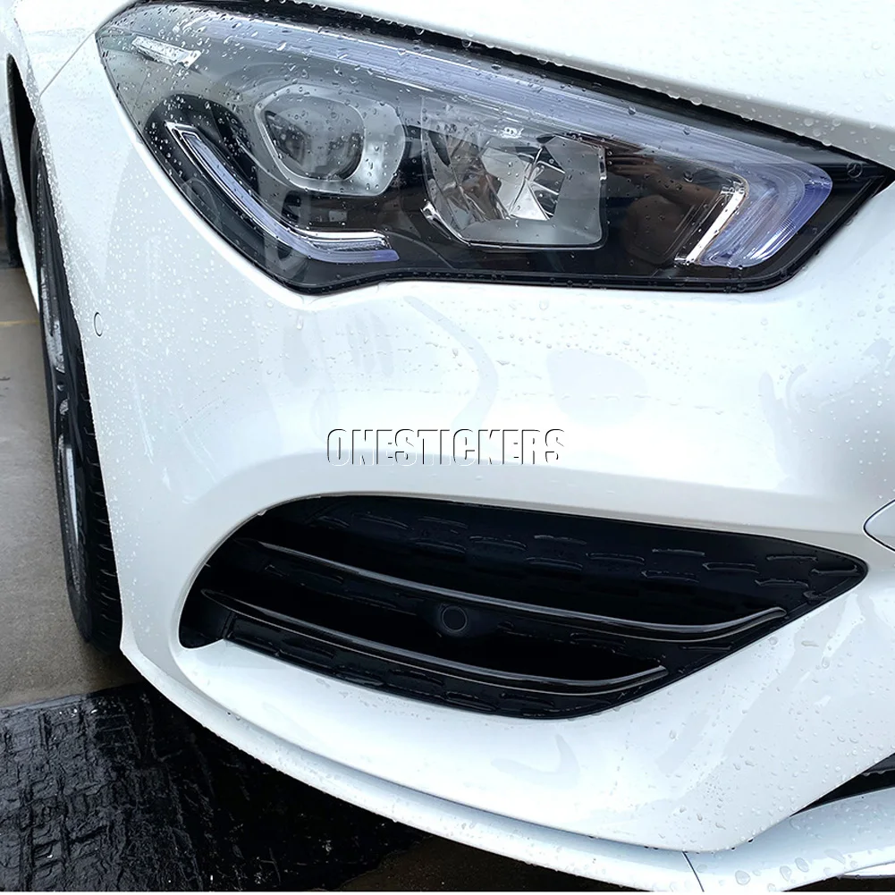 Carro frente lâmpada de nevoeiro tira guarnição