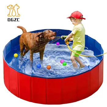 

PVC Pet Swimming Pool Portable Foldable Pool Bathing Tub Dogs Cats Bathing Tub Bathtub Wash Tub Water Pond Pool Pet Pool
