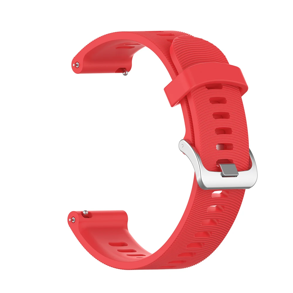 

20mm Soft Silicone Strap for Garmin vivomove HR Forerunner 645 Smart Watch Band Sport Wristband Bracelet Accessories Parts