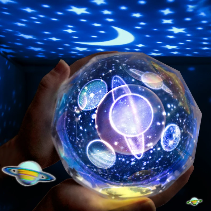 Starry Sky Night Light Planet Magic Projector Earth Universe LED Lamp Colorful Rotate Flashing Star Toy 1 Starry Sky Night Light Planet Magic Projector Earth Universe LED Lamp Colorful Rotate Flashing Star Toy 5