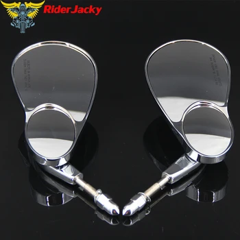 

8mm CNC Motorcycle Rear view Mirrors Rearview Side Mirror For Harley Dyna Touring Road King Classic XL 883 Sportster