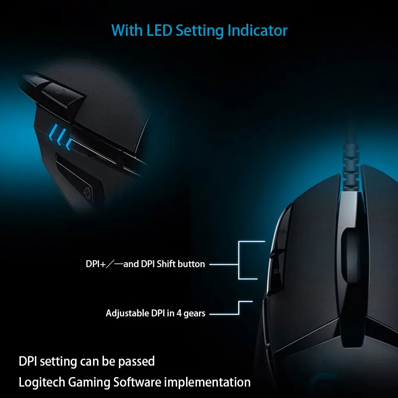 Logitech G402 Gaming Mouse E Sports Mechanical Sports Wired Mouse Tracking Fps Chicken Macro Programming Master Cyberpunk4000dpi Mice Aliexpress