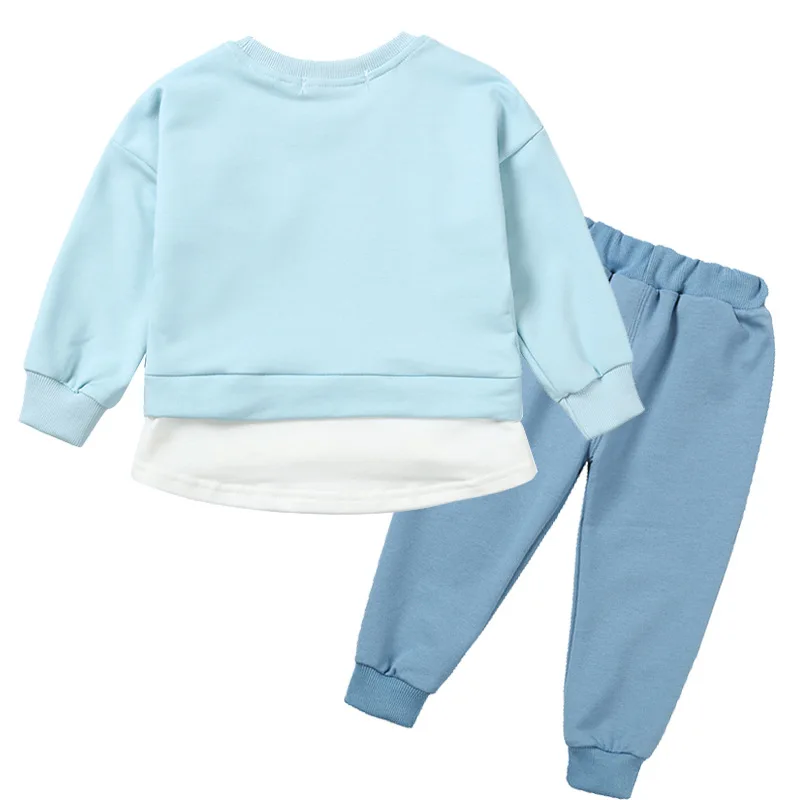 Toddler Kids Clothes Baby Boys Costume Letter Tracksuit Tops Pants 2PCS Children Boy Winter Outfits Set Roupa Infantil