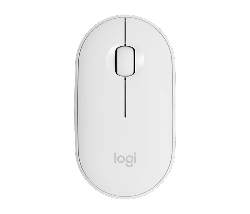 Pebble Mouse White Беспроводная клавиатура с Bluetooth для нескольких устройств logitech K380 черный/синий/розовый/белый/красный Windows MacOS Android IOS хромированная ОС - Цвет: Pebble Mouse White
