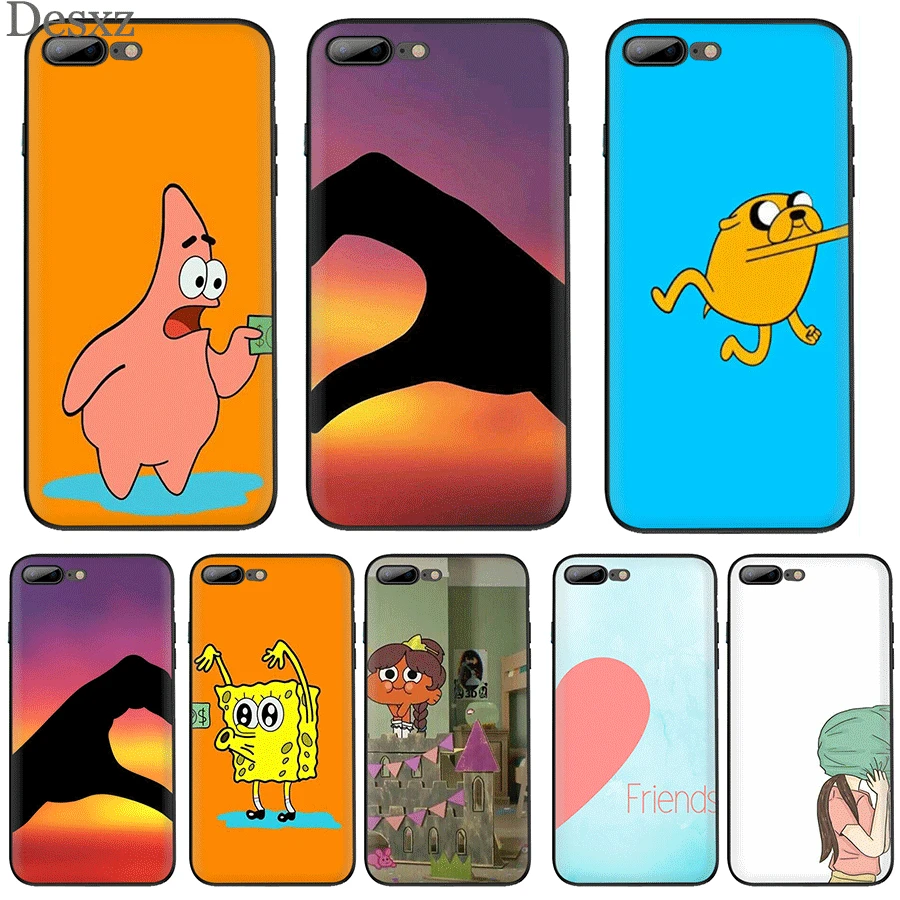 Мобильный телефон чехол TPU для iPhone 11 Pro X XR XS Max 7 8 6 6s Plus SE 5 5s лучшие