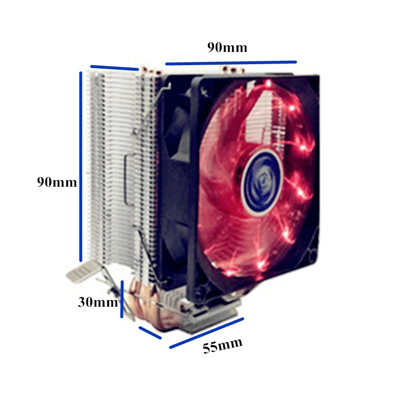 3 heatpipe охлаждающий CPU кулер для LGA 775 1150 1151 1155 1156 2011 9 см вентилятор Поддержка Intel