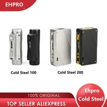 Горячее предложение,, Ehpro, холодная сталь, 100 мод, vs Ehpro, холодная сталь, 200 мощность, 18650 батарея, Vape испаритель, vs Drag 2/Gen Mod/Shogun
