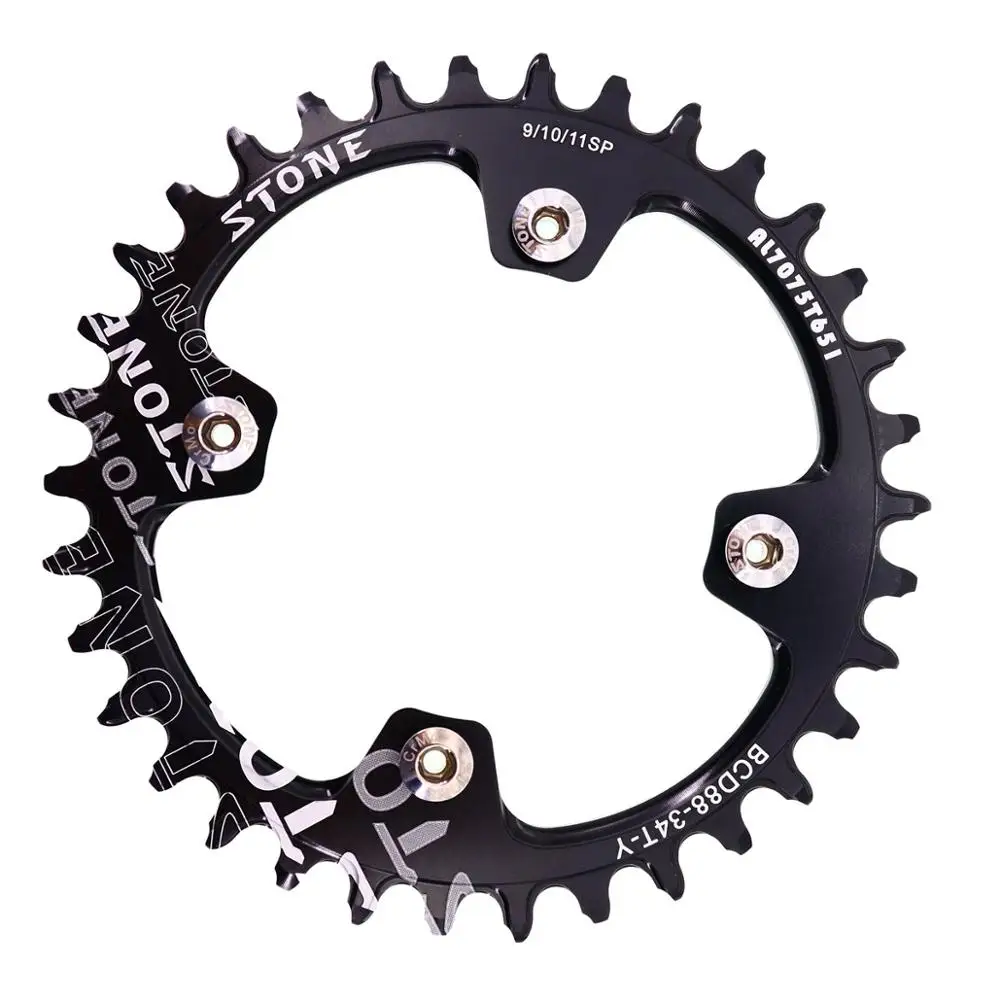 Круглая велосипедная пластина 88 BCD для Shimano M985 32t 34t 36t 38t 40t 42 44 46 48T MTB зубчатая