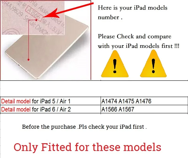 Magnetic Coque For iPad Air 1 Air 2 Case with Keyboard Bluetooth A1474 A1566 Removable Bluetooth Fo