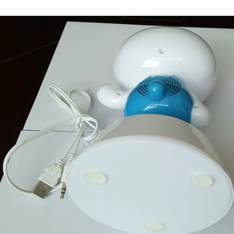 Мини портативный компьютерный динамик USB мощность 3,5 мм AUX In Настольный динамик s проводной для ПК MP3 мобильного телефона