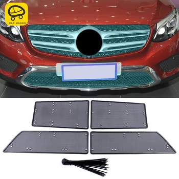 

CarManGo Car Accessories Front Grille Insert Net Anti-insect Dust Garbage Proof Inner For Mercedes-Benz GLC X253 C253 2016-2019