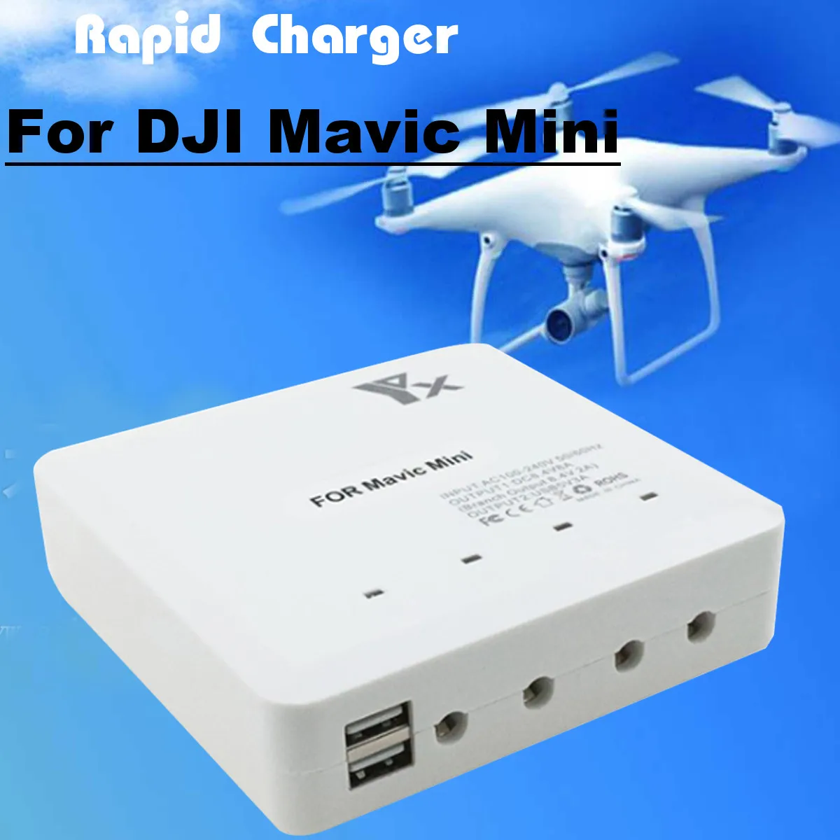 Promo IHL 6-IN-1 Rapid Multi Battery Charger Remote Controller Balance Charger Mavic Mini Accessories for DJI Mavic Mini Battery 