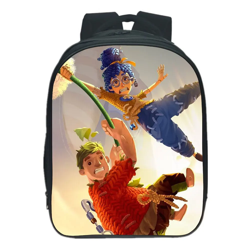 It takes two Backpack Game Bag Boys Toddler Cartoon Knapsack Baby Children Toddler Rucksack Mochila Boy gift Cartoons