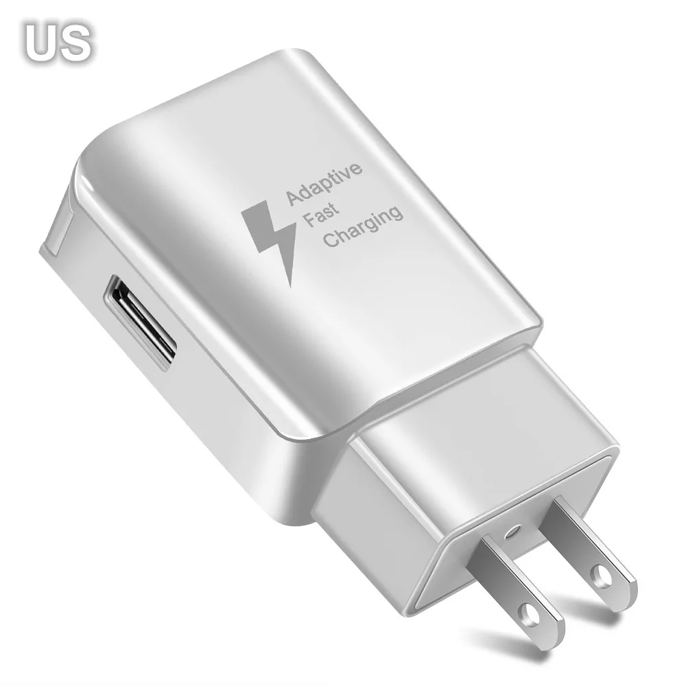5V 2A универсальное быстрое зарядное устройство USB EU US UK вилка Дорожное настенное зарядное устройство для мобильного телефона адаптер для samsung Xiaomi huawei LG Micro usb - Тип штекера: only one US-plug(wt)