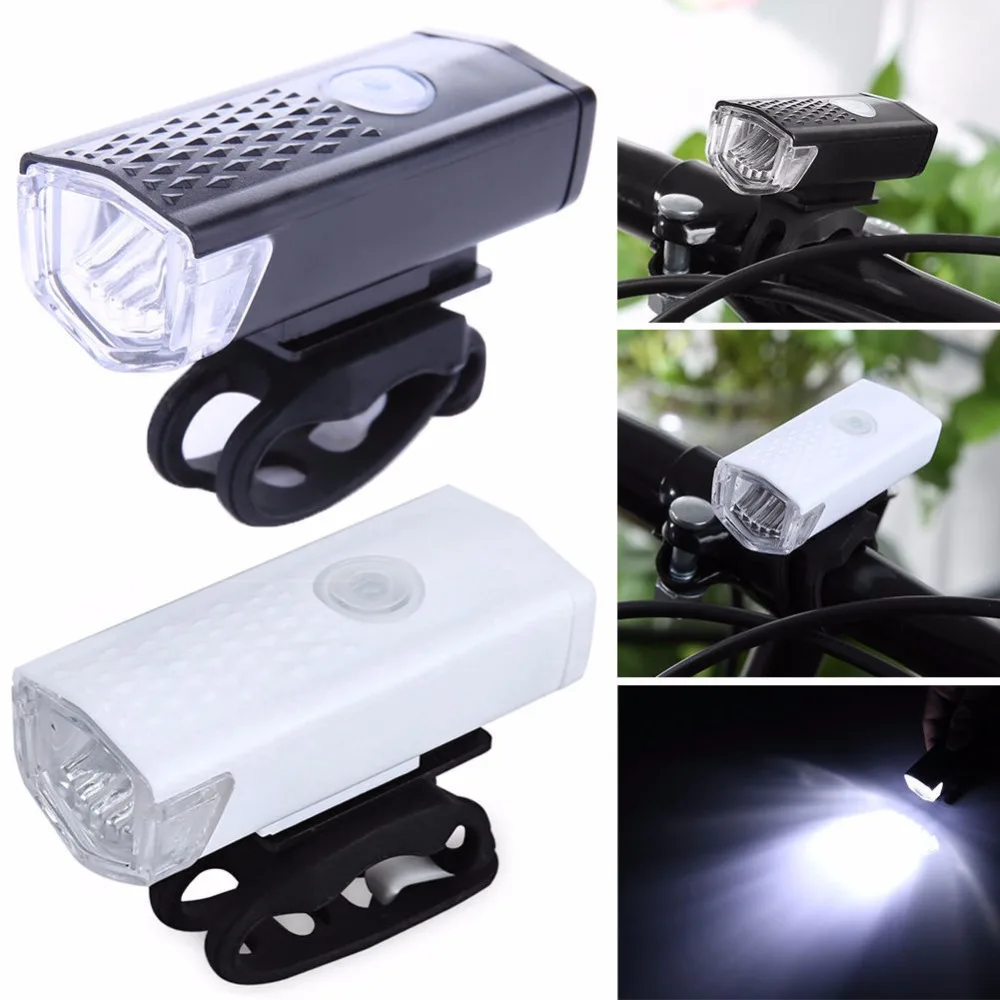 

Super Bright USB Led Bike Waterproof Front Lamp Bicycle Light 3 Light Modes Strap Rechargeable Headlight &Taillight Set