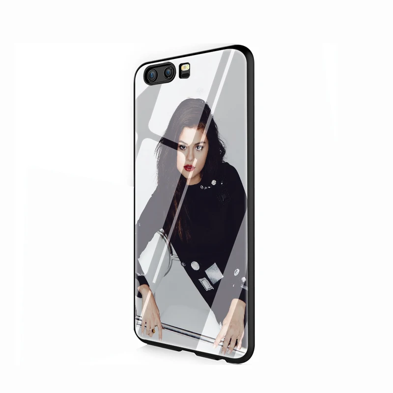 EWAU Selena Gomez чехол из закаленного стекла для телефона для huawei P10 P20 P30 mate 20 Lite pro P Smart Y6 Y9 Honor 8X9 10 - Цвет: G12