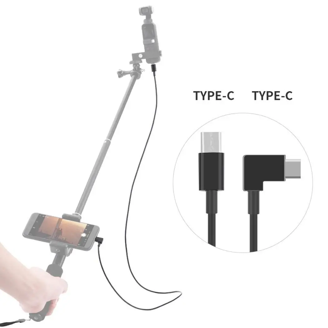 1 м кабель для передачи данных DJI OSMO POCKET м/39 4 дюйма черный тип-c карманного 18 г |