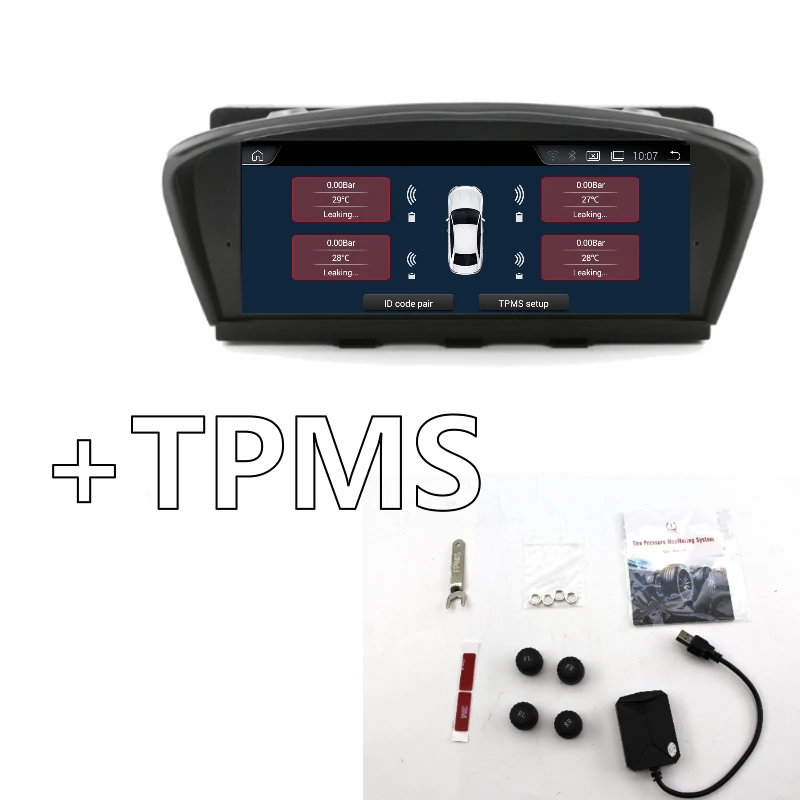 Car Multimedia For BMW 5 Series E60 E61 2003 2004 2005 2006 2007 2008 2009 2010 CarPlay TPMS GPS Audio Radio Navigation NAVI