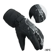 Мужские лыжные перчатки, перчатки для сноуборда, снегоходы, мотоциклетные, зимние перчатки, ветрозащитные, водонепроницаемые, унисекс, зимние перчатки