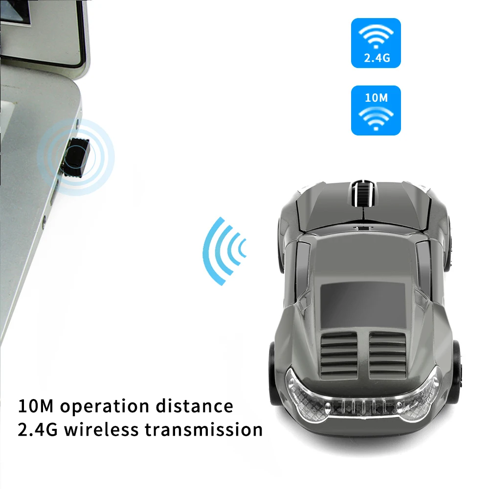 CHYI беспроводная мышь эргономичная 2,4 ГГц 1600 dpi спортивный автомобиль Neunelfer 911 Coupe гоночный автомобиль Sportscar Мыши для ПК ноутбука рабочего стола