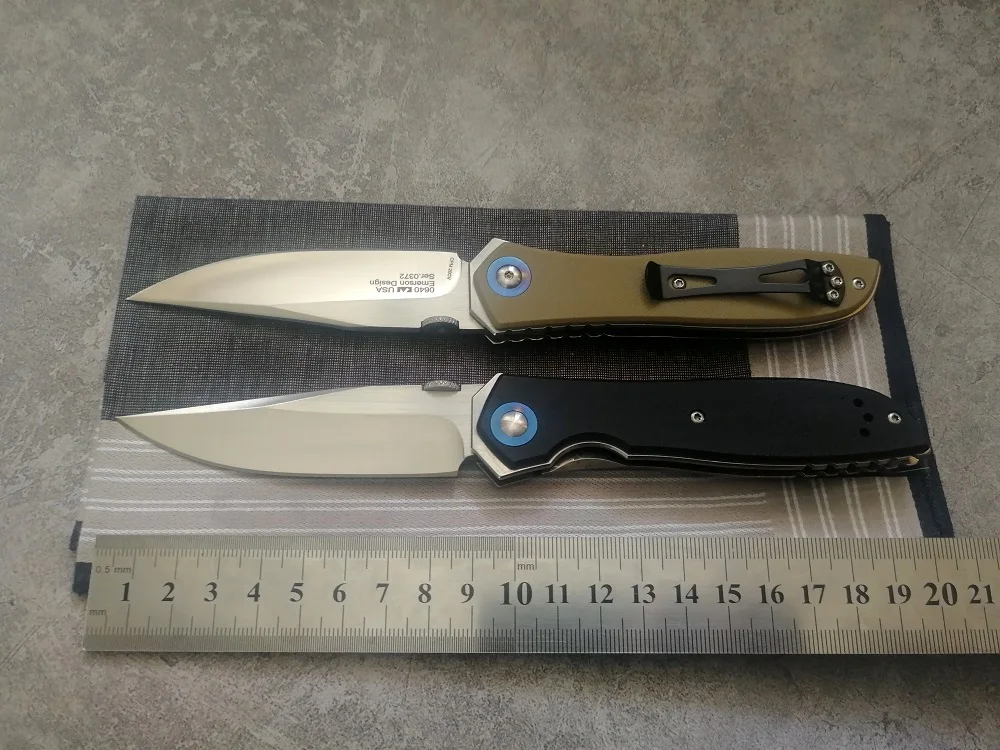WXYEDC OEM ZT0640 шарикоподшипник складной нож Mark CPM20CV лезвие Флиппер тактические карманные ножи кемпинг охотничий нож выживания
