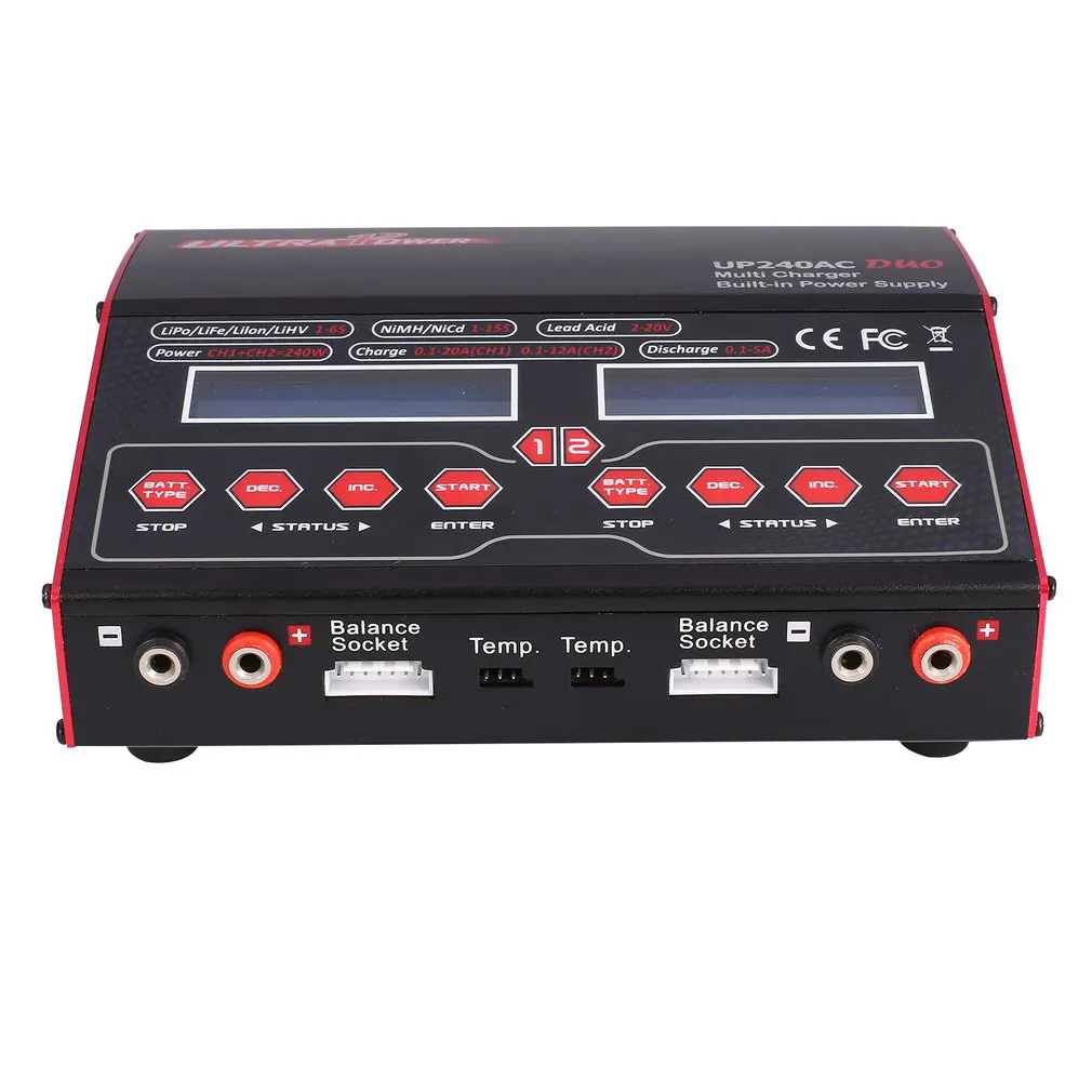 Ультра мощность до 240 AC DUO 240 Вт 2в1 LiIo/LiPo/LiFe/NiMH/Nicd батарея RC Баланс Зарядное устройство Dis зарядное устройство для радиоуправляемого дрона