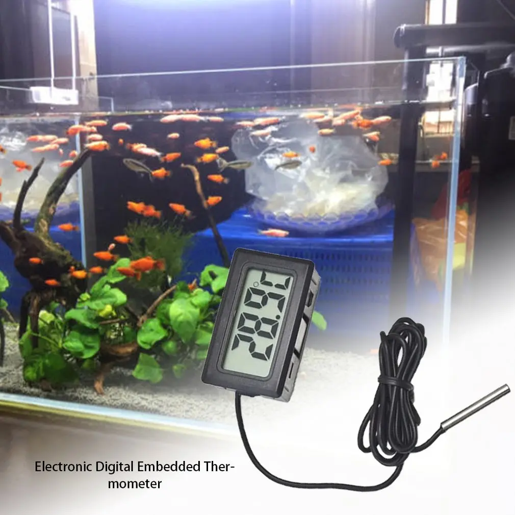 Цифровой ЖК-Встроенный электронный термометр для морозильной камеры кулер температура Температура удобный для холодильника Холодильник термометр