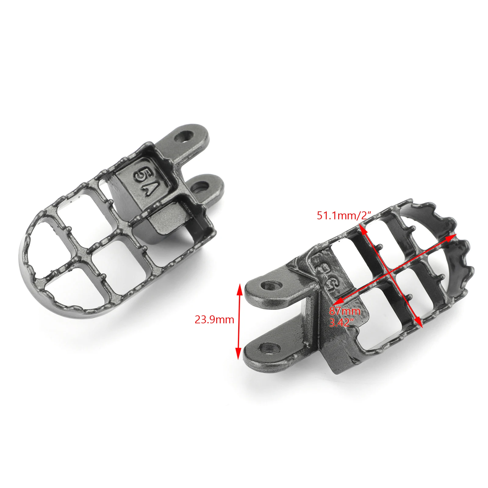 Areyourshop для Honda CR80 XR250/400 XR350R XR600R XR650L XR650R стальные Подножки для мотоцикла