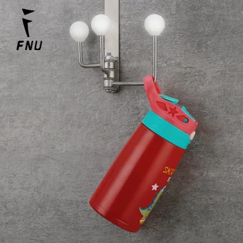 

3 Hooks Stainless Steel Over The Door Hanger Hook Hat Coat Holder Organizer Rack Kitchen Organizer and Storage