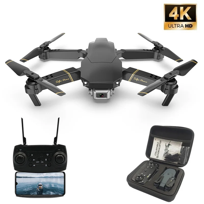 Радиоуправляемый Дрон M65 с 4K HD камерой FPV Wi-Fi функция удержания высоты селфи