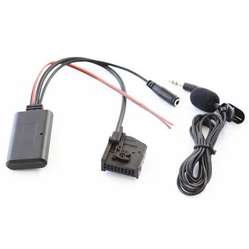 

Car Bluetooth AUX Adapter Wireless Audio Phone Call Hands Free Microphone For Mercedes Comand 2.0 without original TV tuner