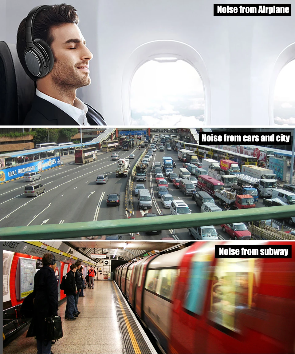 Original M1 ANC Bluetooth Headphone Wireless Bluetooth Headset Earphone For Tablet TV Phones Active Noise Cancelling Headphones